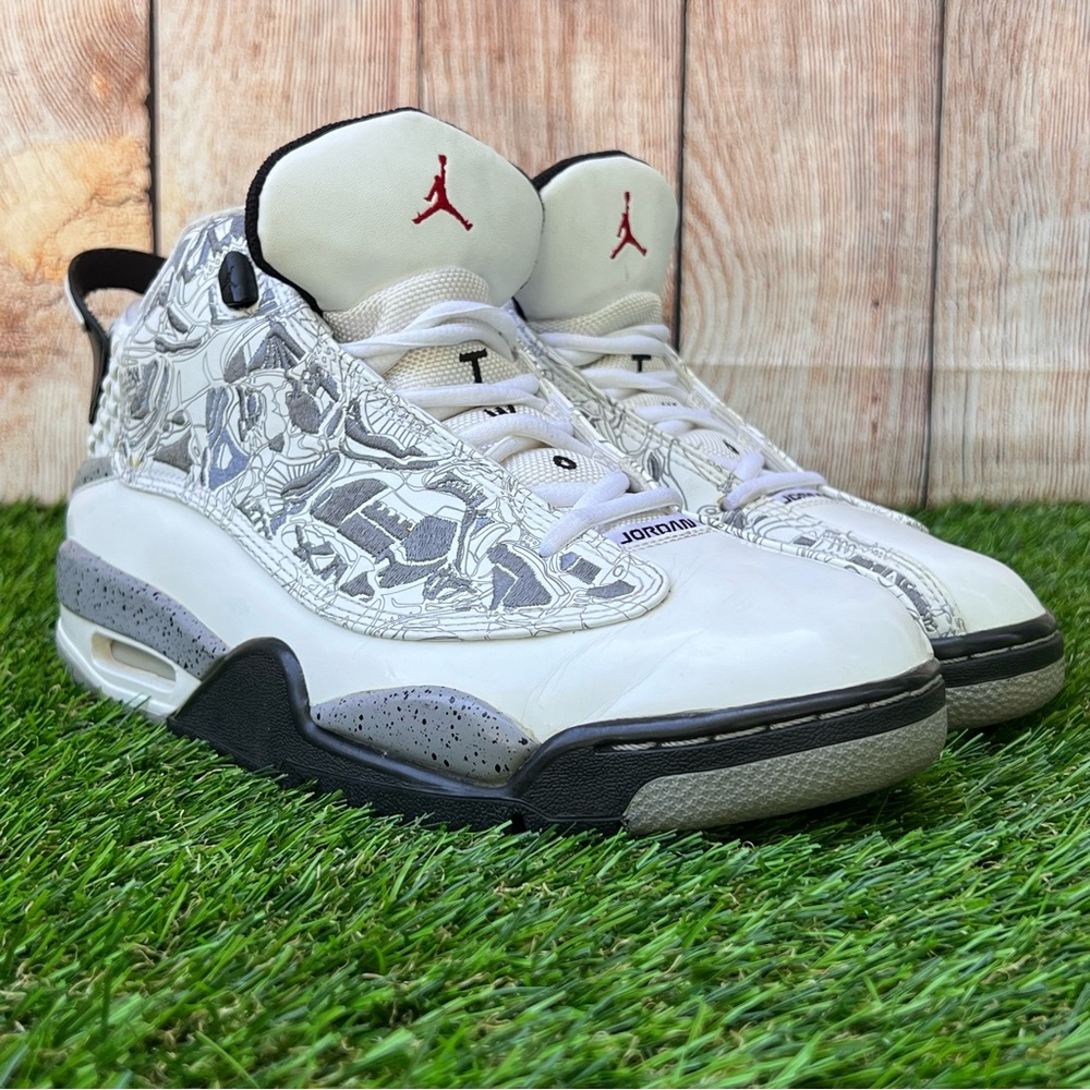 Nike Air Jordan Retro Dub Zero White Cement Black SZ 8.5 Men’s Style 311046 161